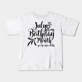 July birthday Kids T-Shirt